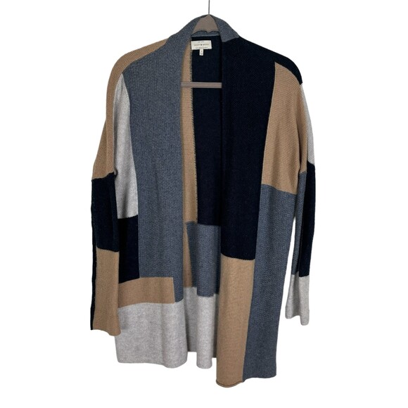 Lucky Brand Colorblock Knit Long Cardigan Sweater Women’s Small - Picture 3 of 5